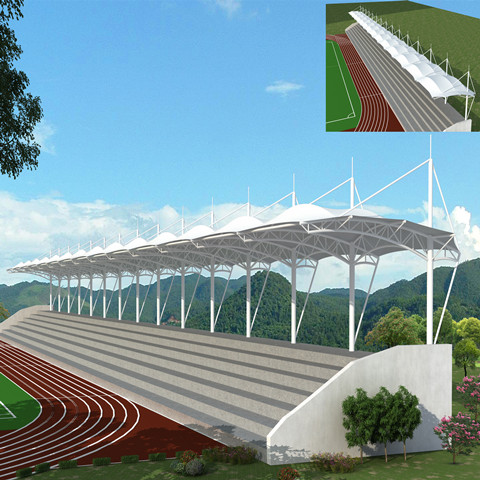 KT022 體育看臺膜結構